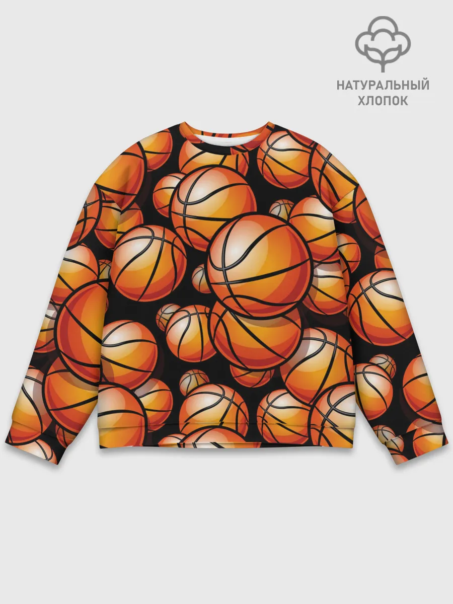 Мужской свитшот базовый / Баскетбольные мячи