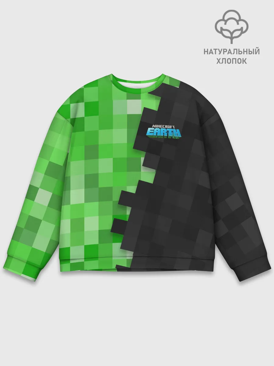 Мужской свитшот базовый / Minecraft EARTH