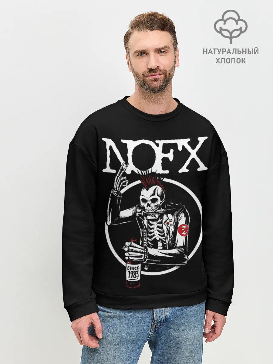 Мужской свитшот базовый / NOFX