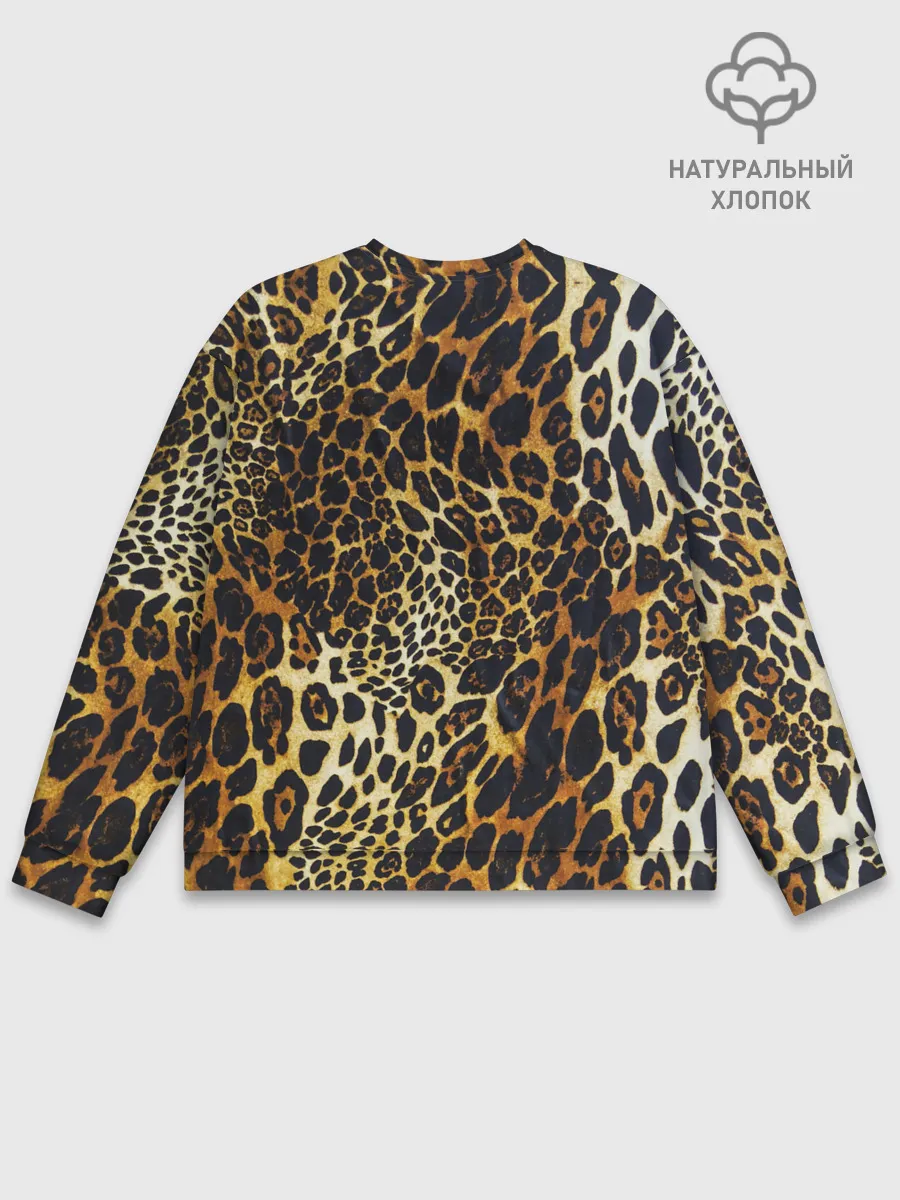 Мужской свитшот базовый / Шкура леопарда