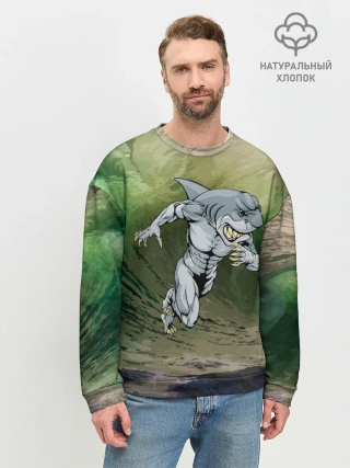 Мужской свитшот базовый / Great White