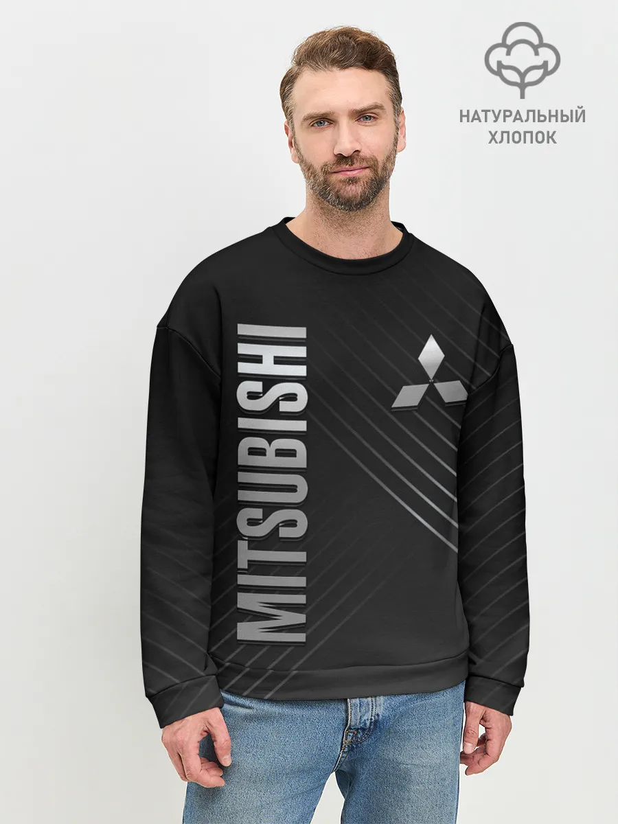 Мужской свитшот базовый / Mitsubishi