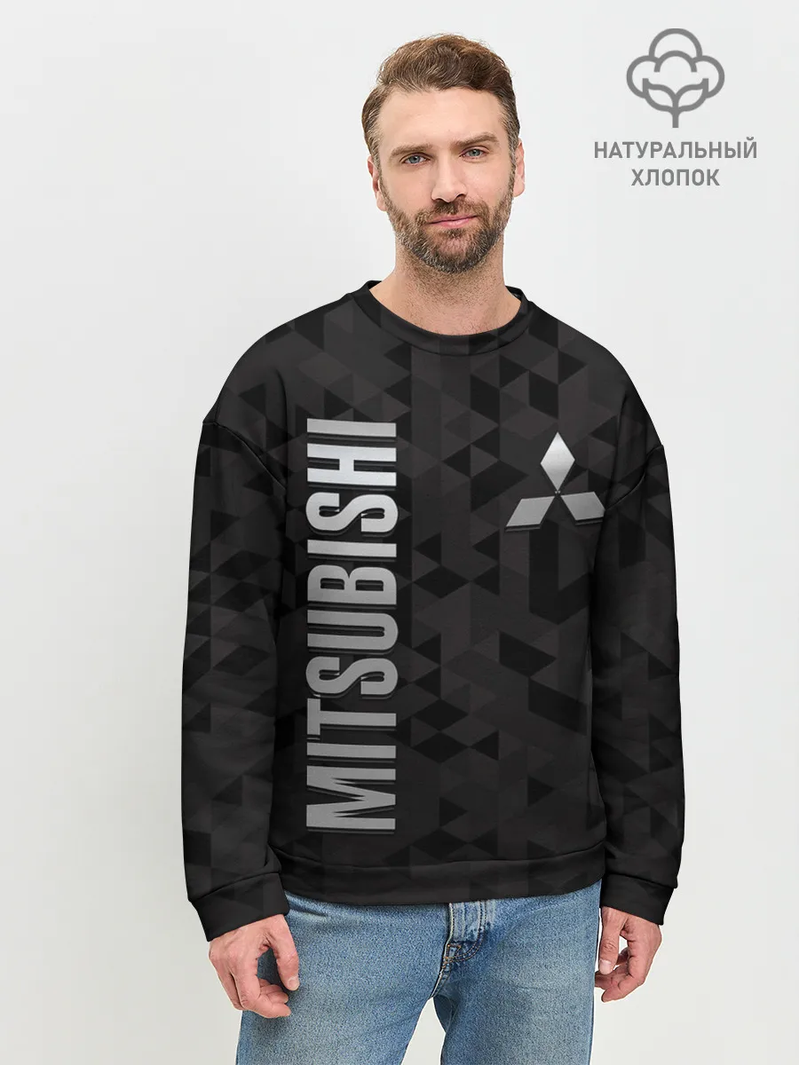 Мужской свитшот базовый / Mitsubishi