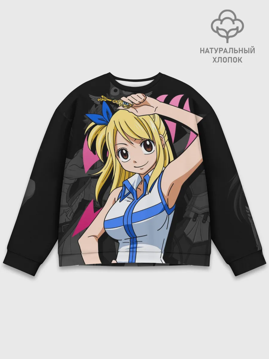 Мужской свитшот базовый / Fairy Tail, Люси