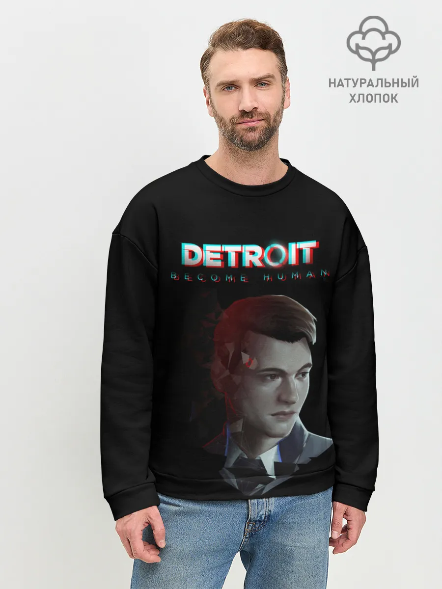 Мужской свитшот базовый / Detroit: Become Human.