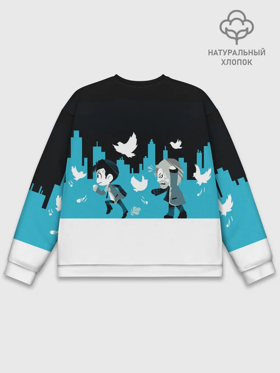 Мужской свитшот базовый / ROAD TO DETROIT