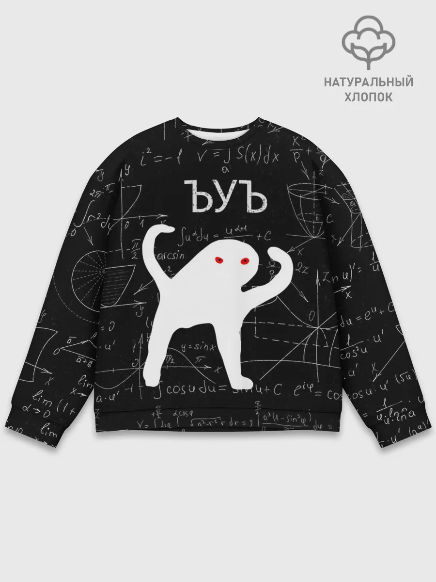 Мужской свитшот базовый / ЪУЪ МАТЕМАТИКА