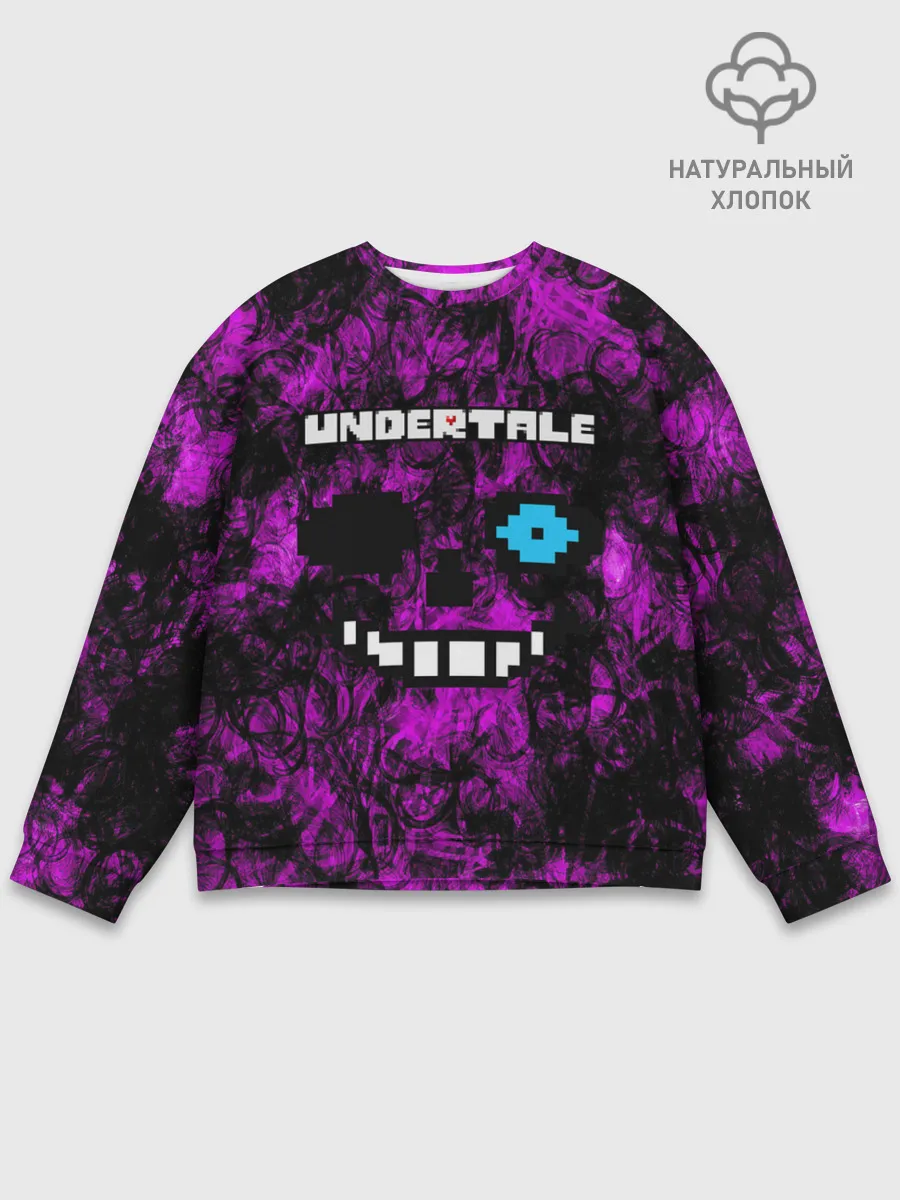 Мужской свитшот базовый / Undertale Sans.