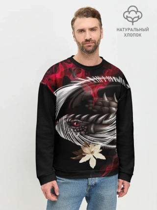 Мужской свитшот базовый / Дракон