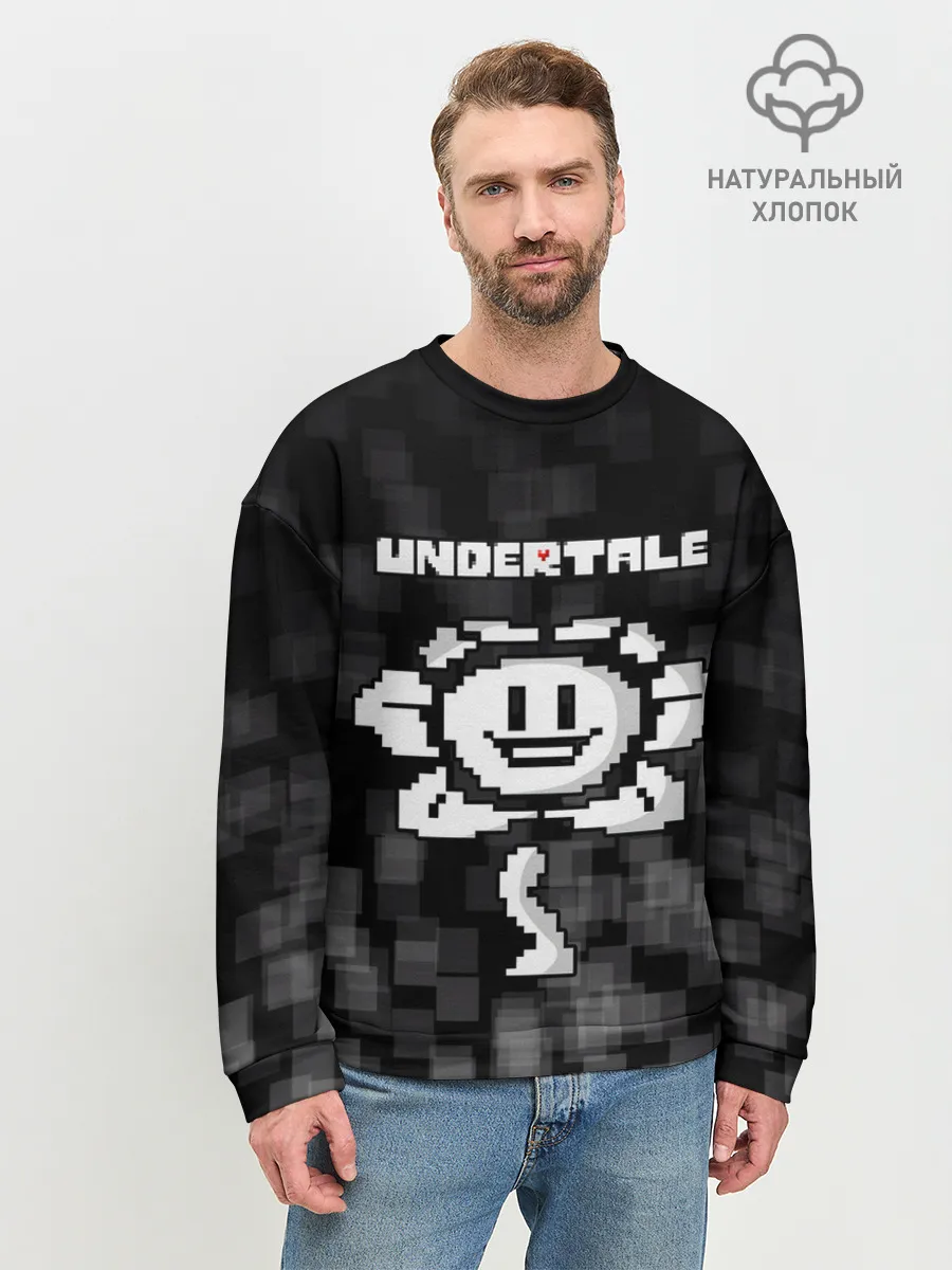 Мужской свитшот базовый / Undertale.