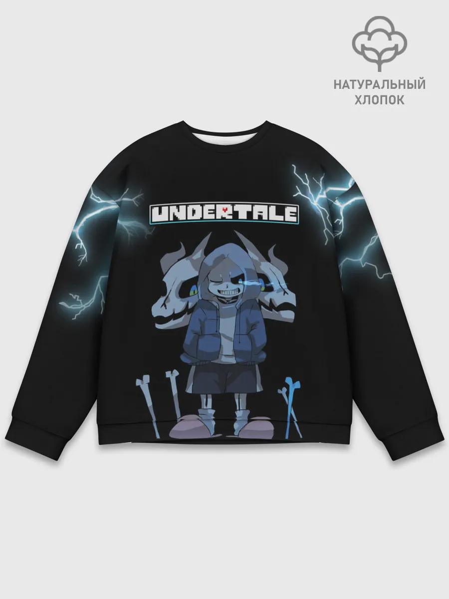 Мужской свитшот базовый / Undertale.