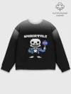 Мужской свитшот базовый / Undertale STOP.