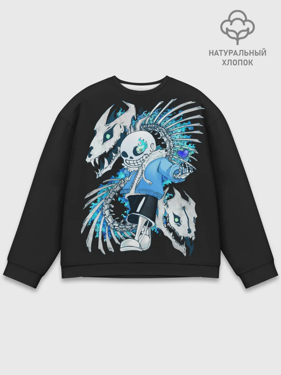 Мужской свитшот базовый / Undertale