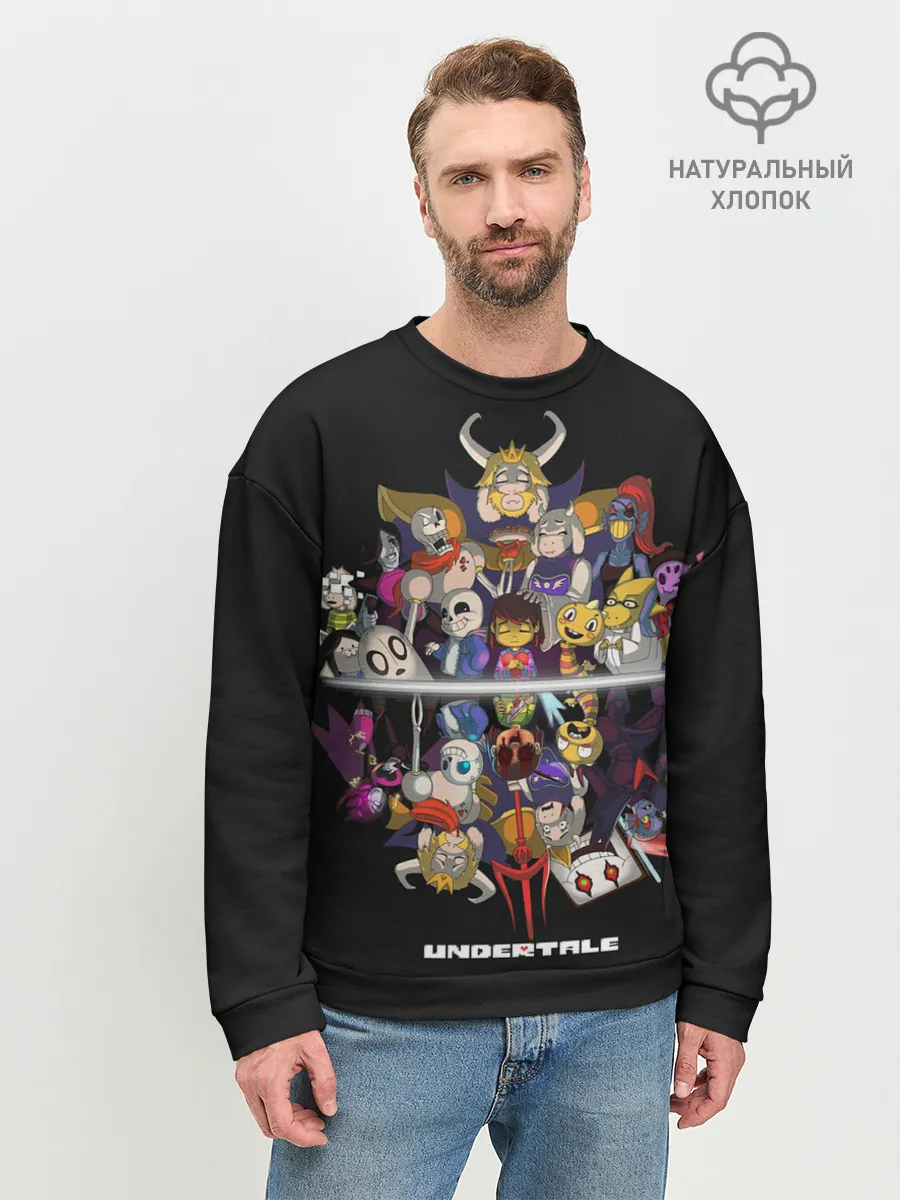Мужской свитшот базовый / Undertale