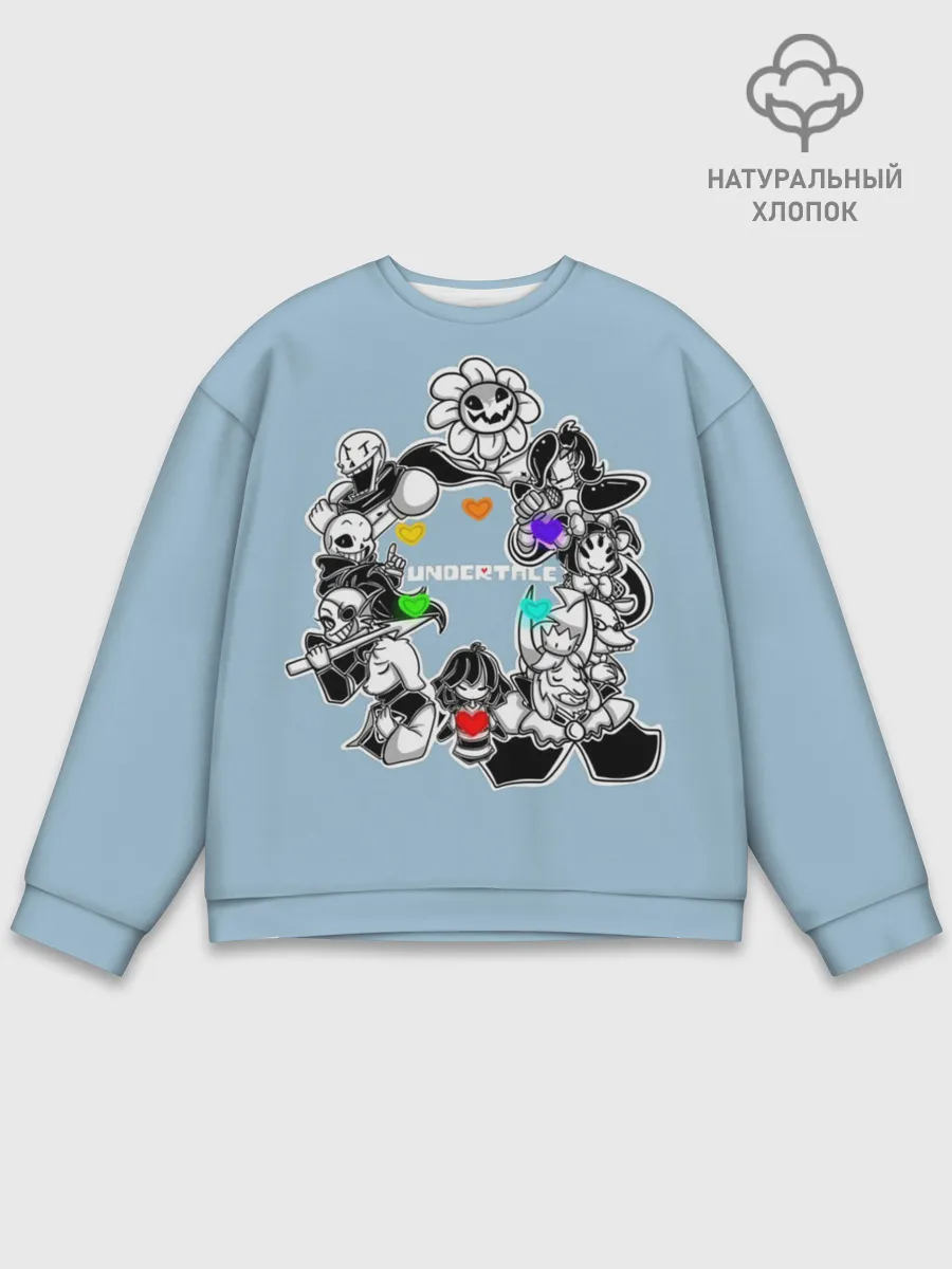 Мужской свитшот базовый / Undertale