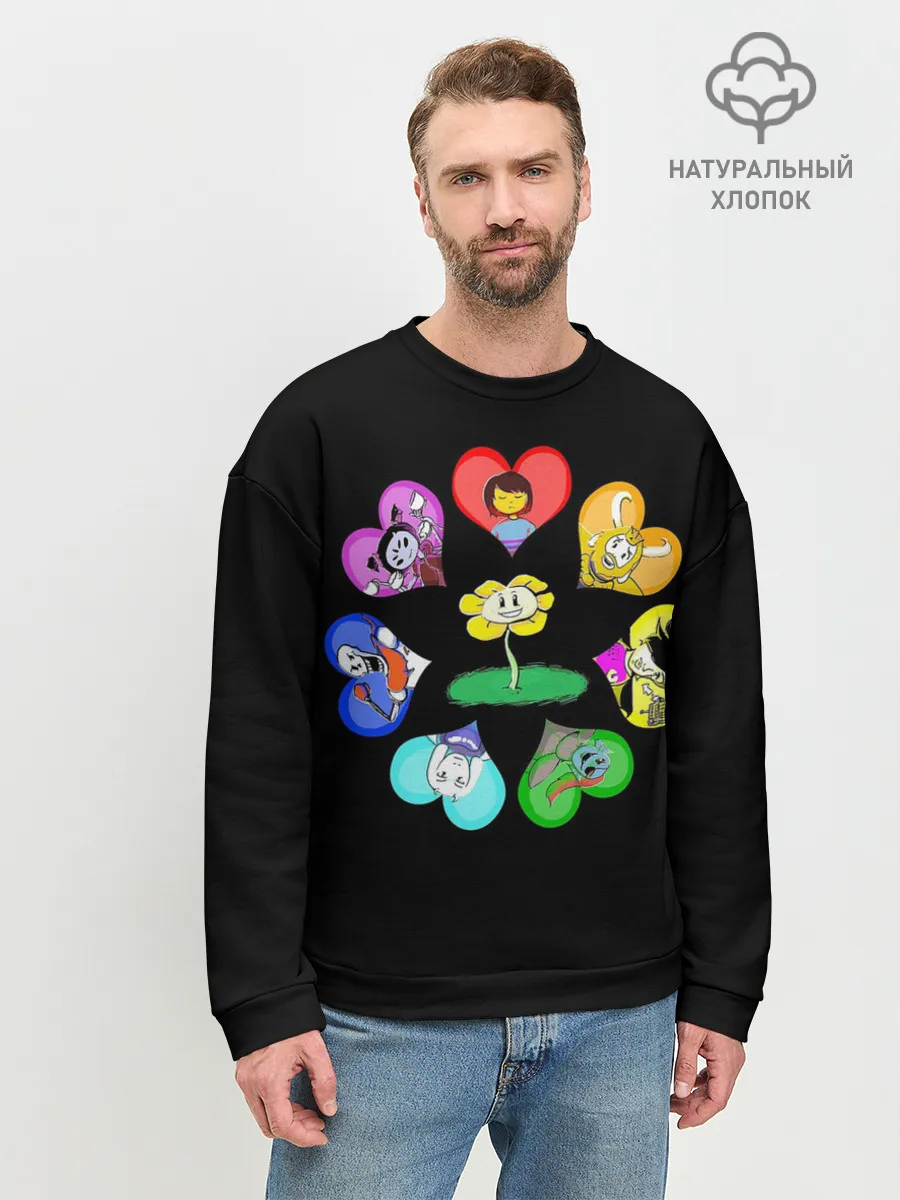 Мужской свитшот базовый / Undertale