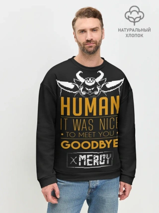 Мужской свитшот базовый / Undertale