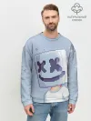 Мужской свитшот базовый / Marshmello Pixel