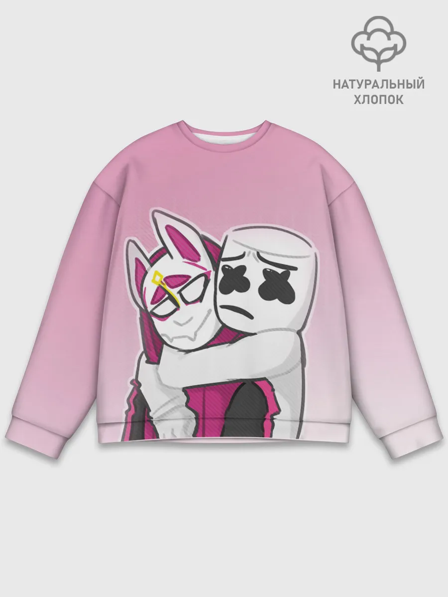 Мужской свитшот базовый / Fortnite Marshmello