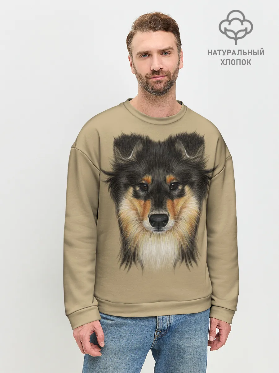 Мужской свитшот базовый / Sheltie