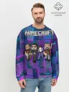 Мужской свитшот базовый / Майнкрафт на скиле