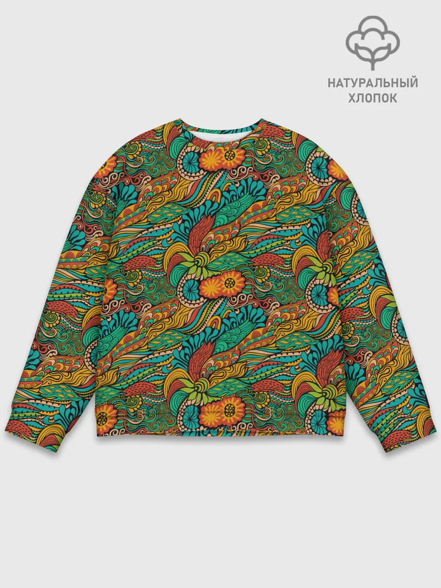 Мужской свитшот базовый / Floral Ornament