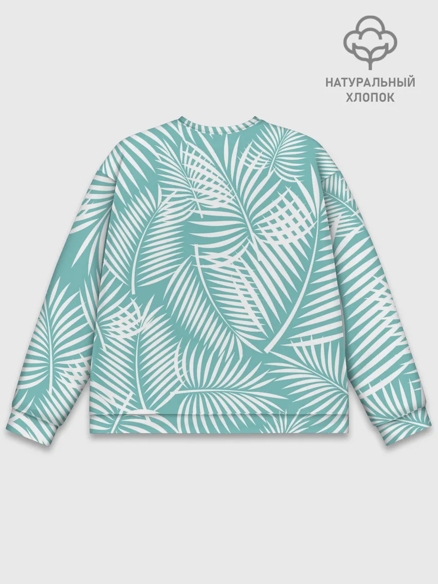 Мужской свитшот базовый / Листья Пальмы