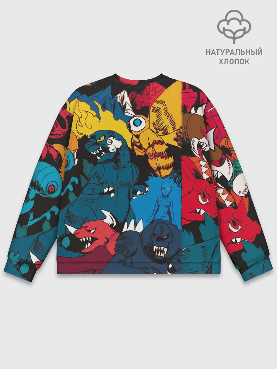 Мужской свитшот базовый / Годзилла