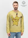 Мужской свитшот базовый / Pikachu Pika Pika