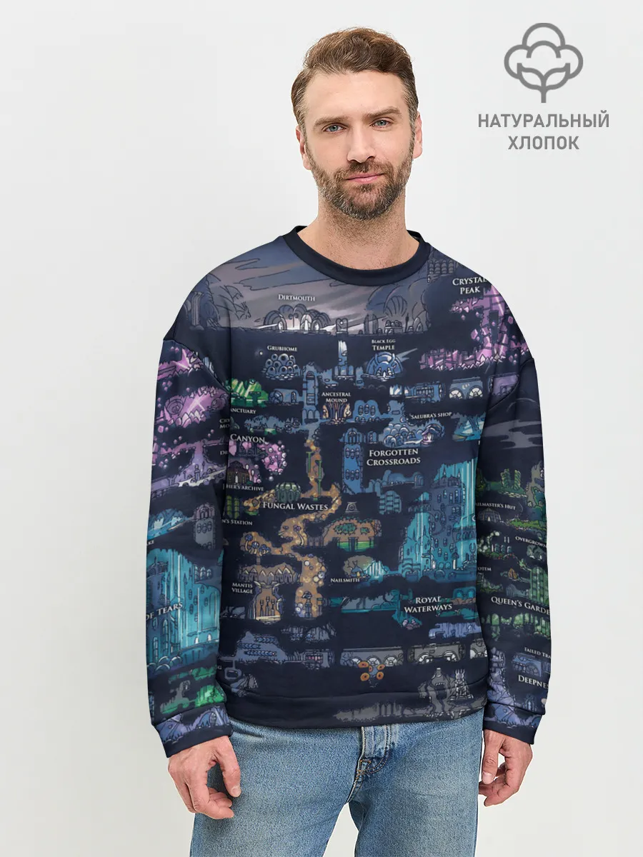Мужской свитшот базовый / HOLLOW KNIGHT WORLD
