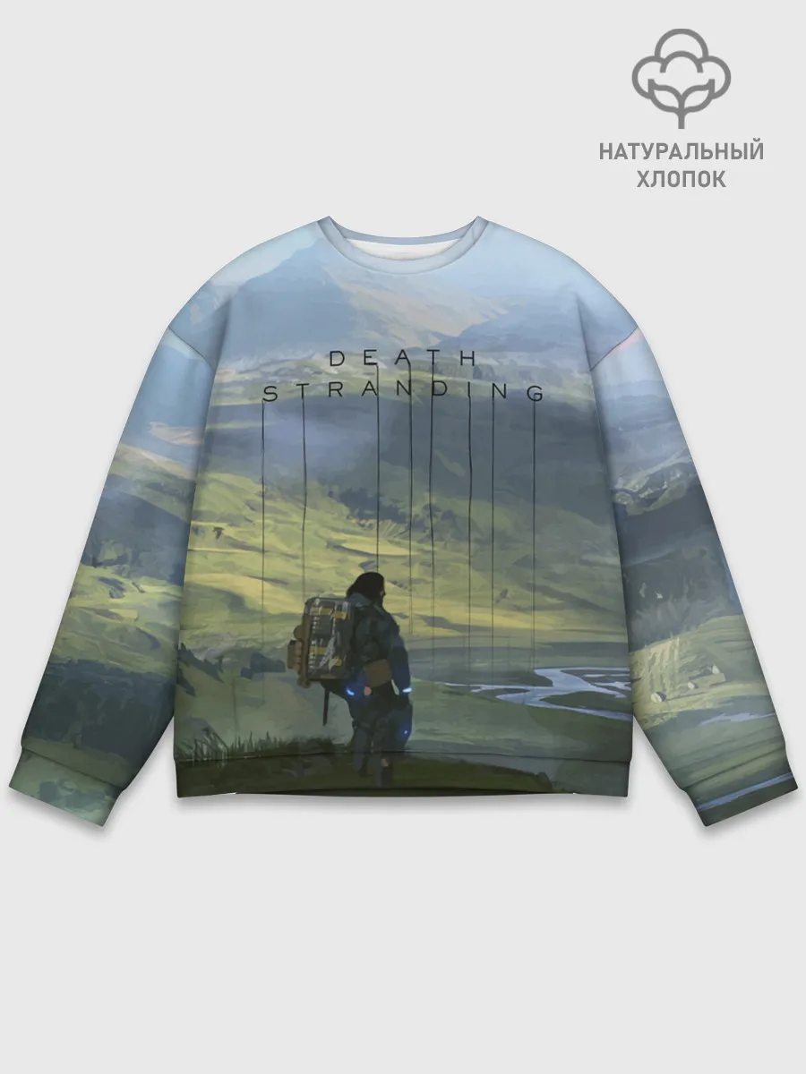 Мужской свитшот базовый / DEATH STRANDING - СЭМ