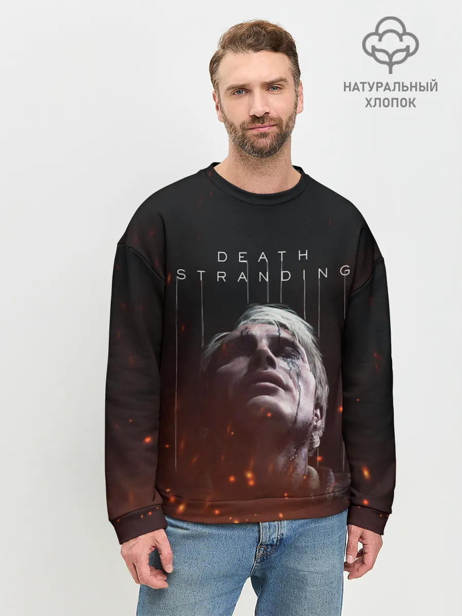 Мужской свитшот базовый / DEATH STRANDING - Cliff