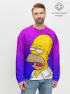 Мужской свитшот базовый / Уставший Гомер