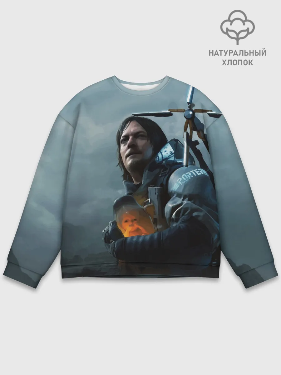 Мужской свитшот базовый / Сэм - DEATH STRANDING