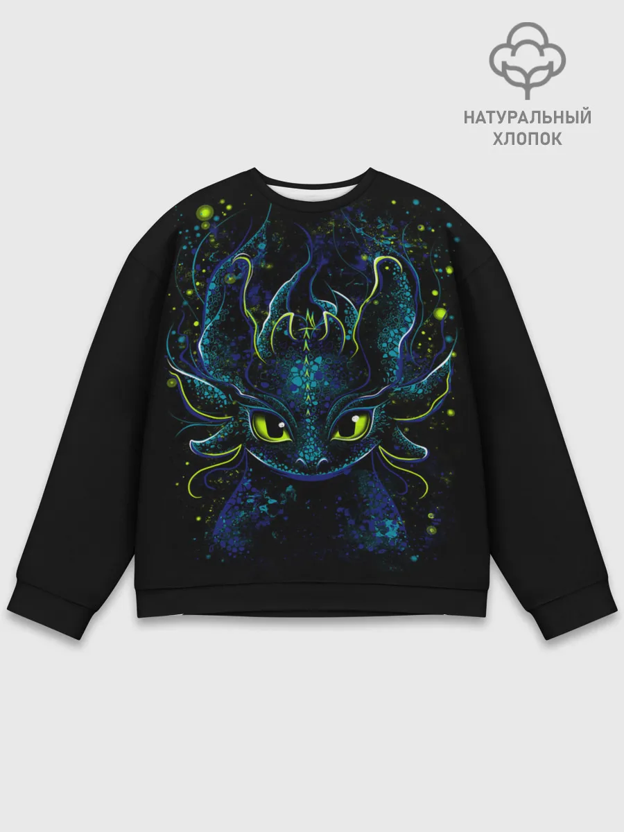 Мужской свитшот базовый / Ночная фурия