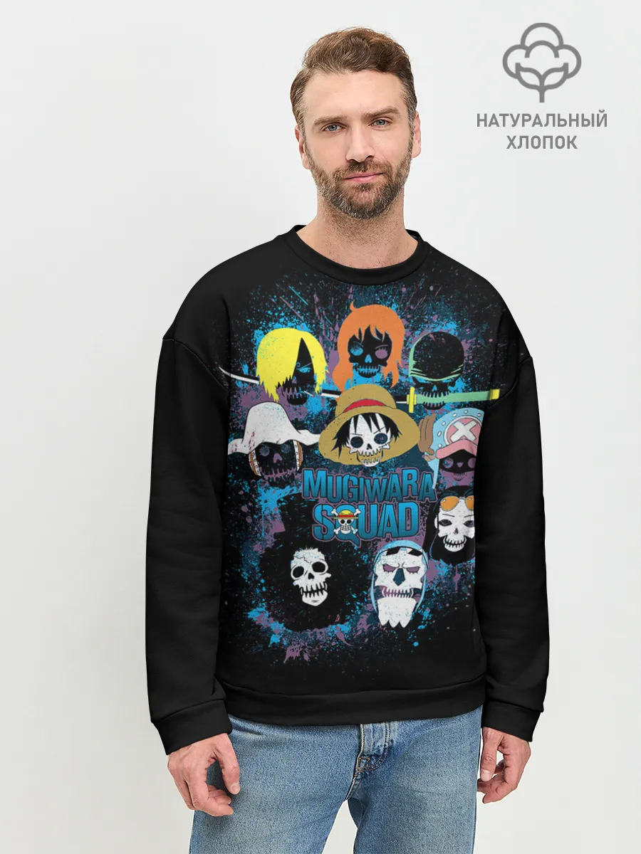 Мужской свитшот базовый / пираты One Piece