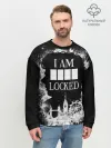 Мужской свитшот базовый / I AM LOCKED