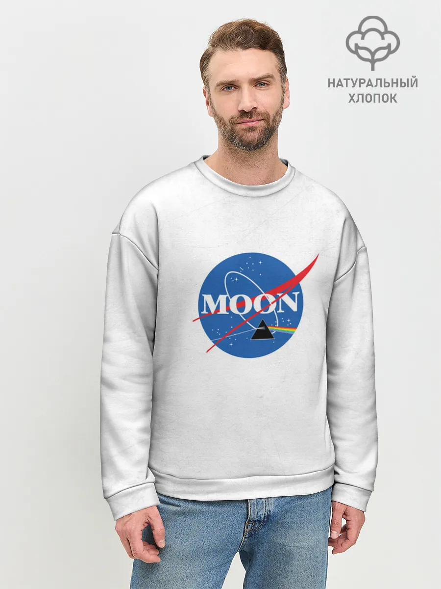 Мужской свитшот базовый / Moon Pink Floyd