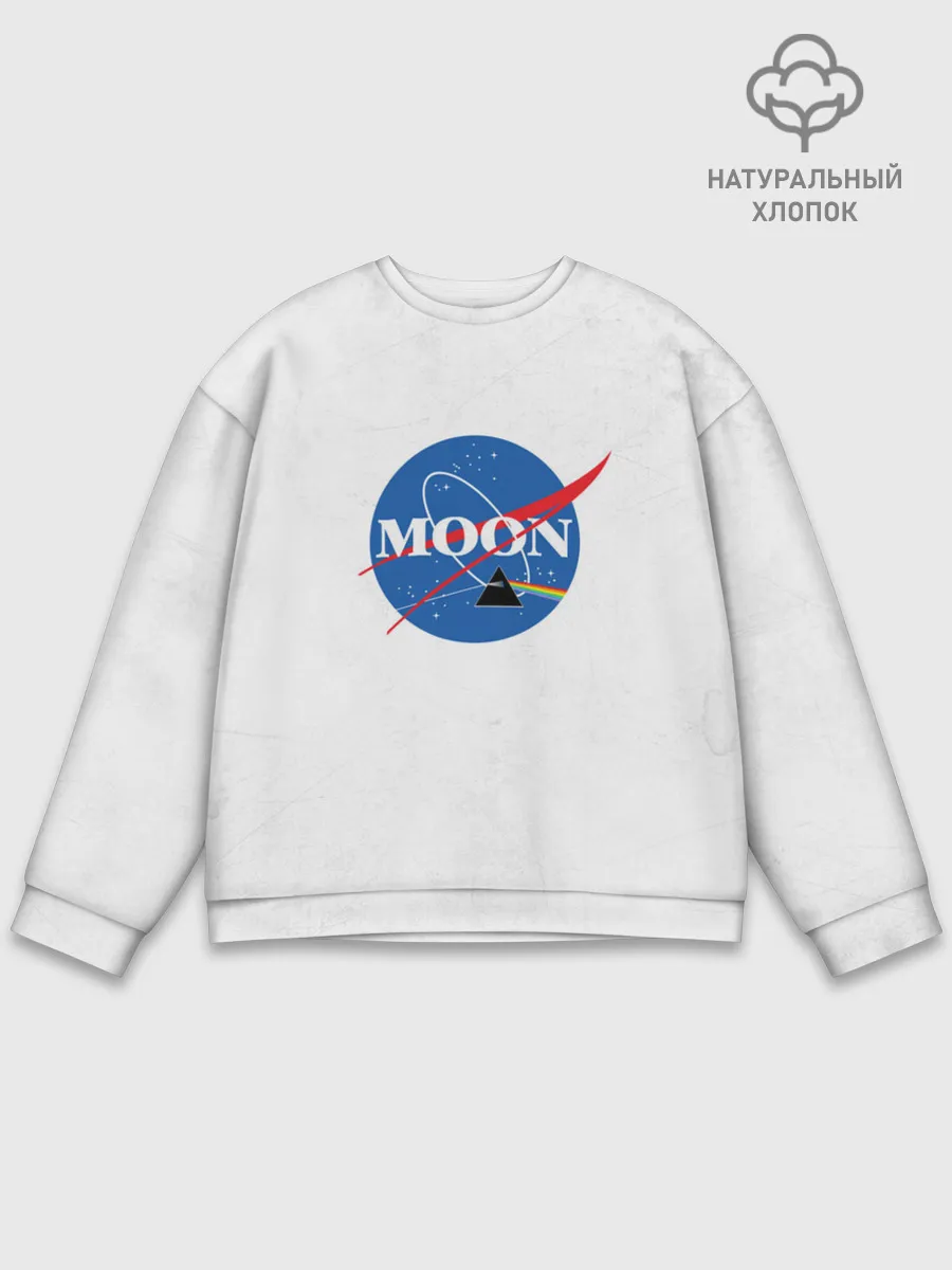 Мужской свитшот базовый / Moon Pink Floyd