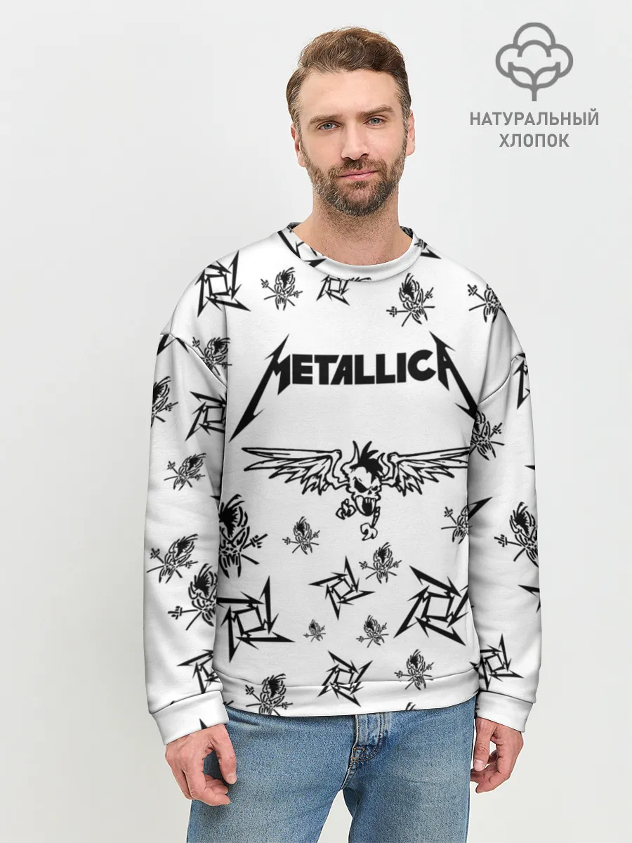 Мужской свитшот базовый / METALLICA