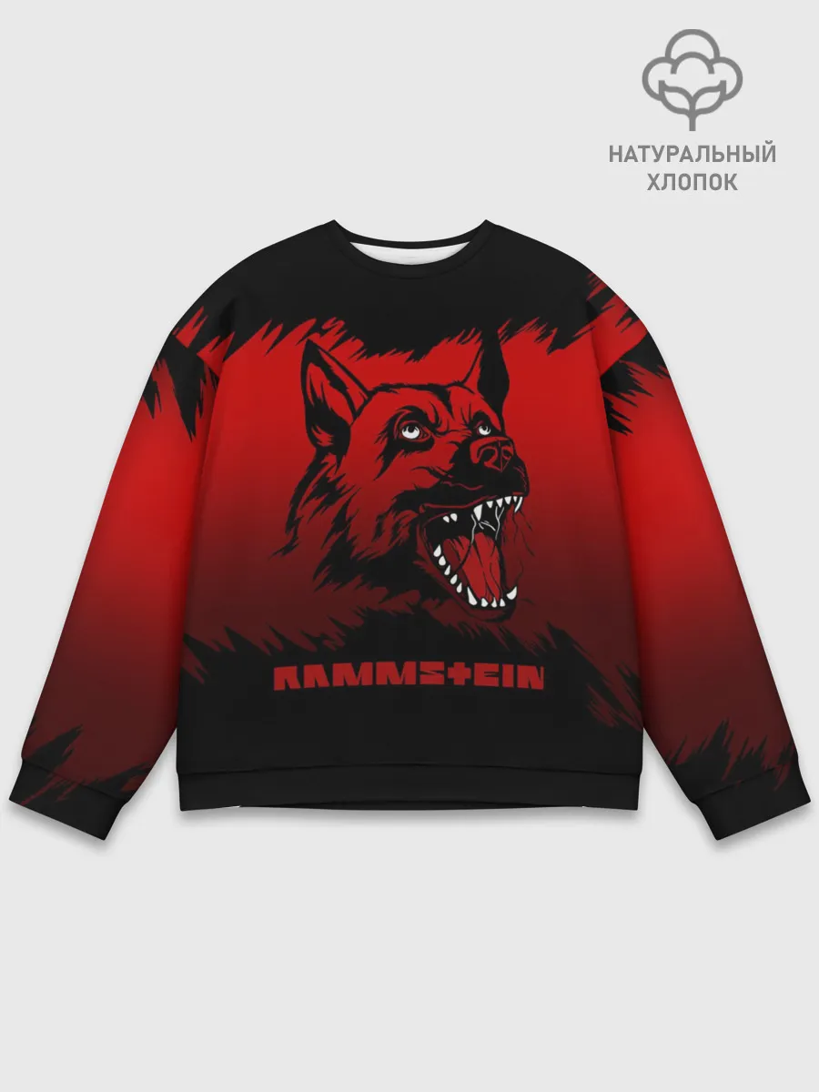 Мужской свитшот базовый / Rammstein dog