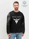 Мужской свитшот базовый / Bon Jovi