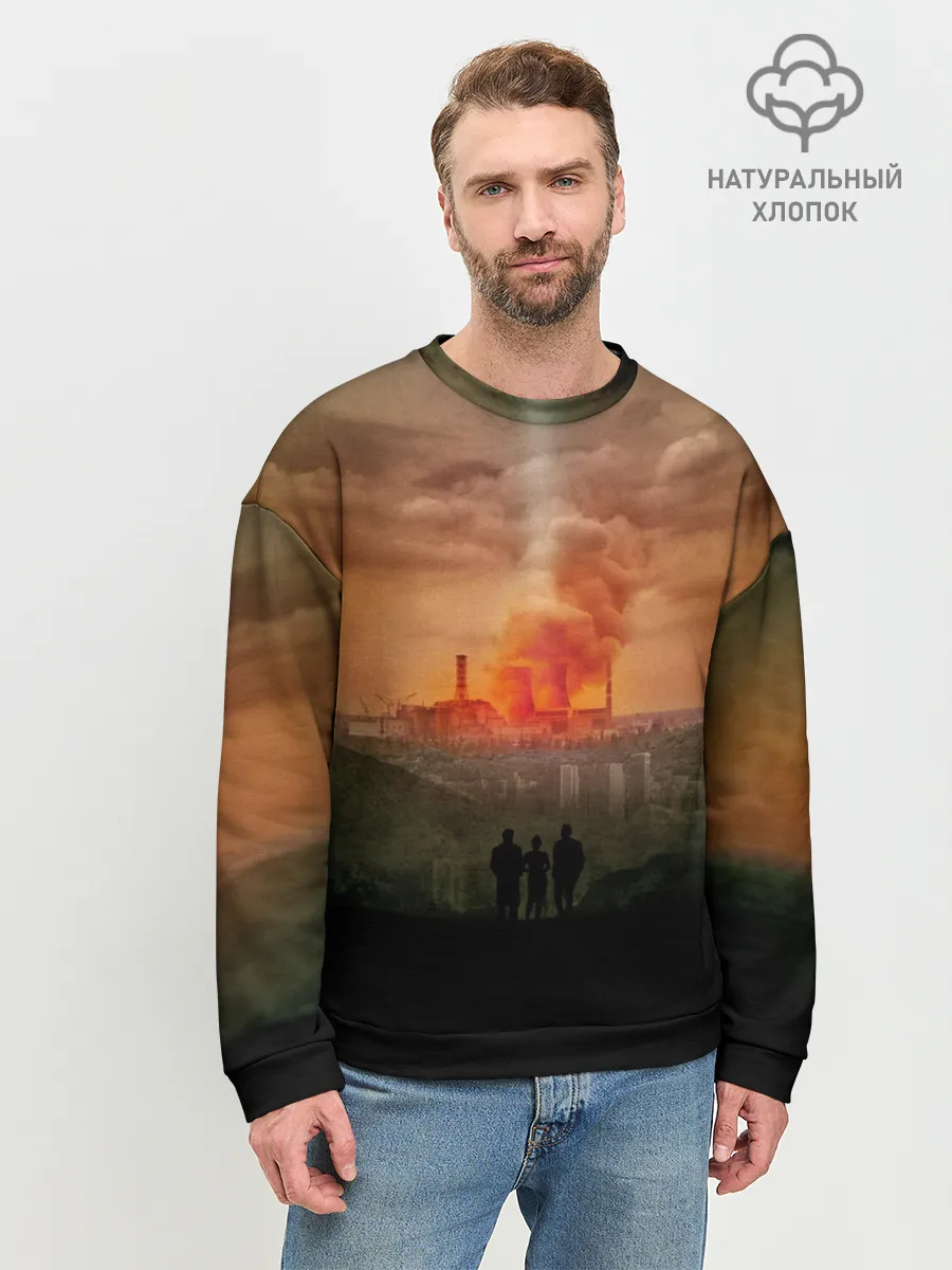 Мужской свитшот базовый / Чернобыль 9
