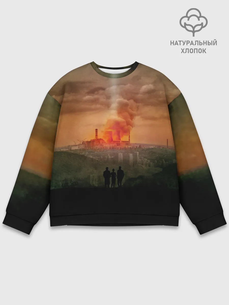 Мужской свитшот базовый / Чернобыль 9