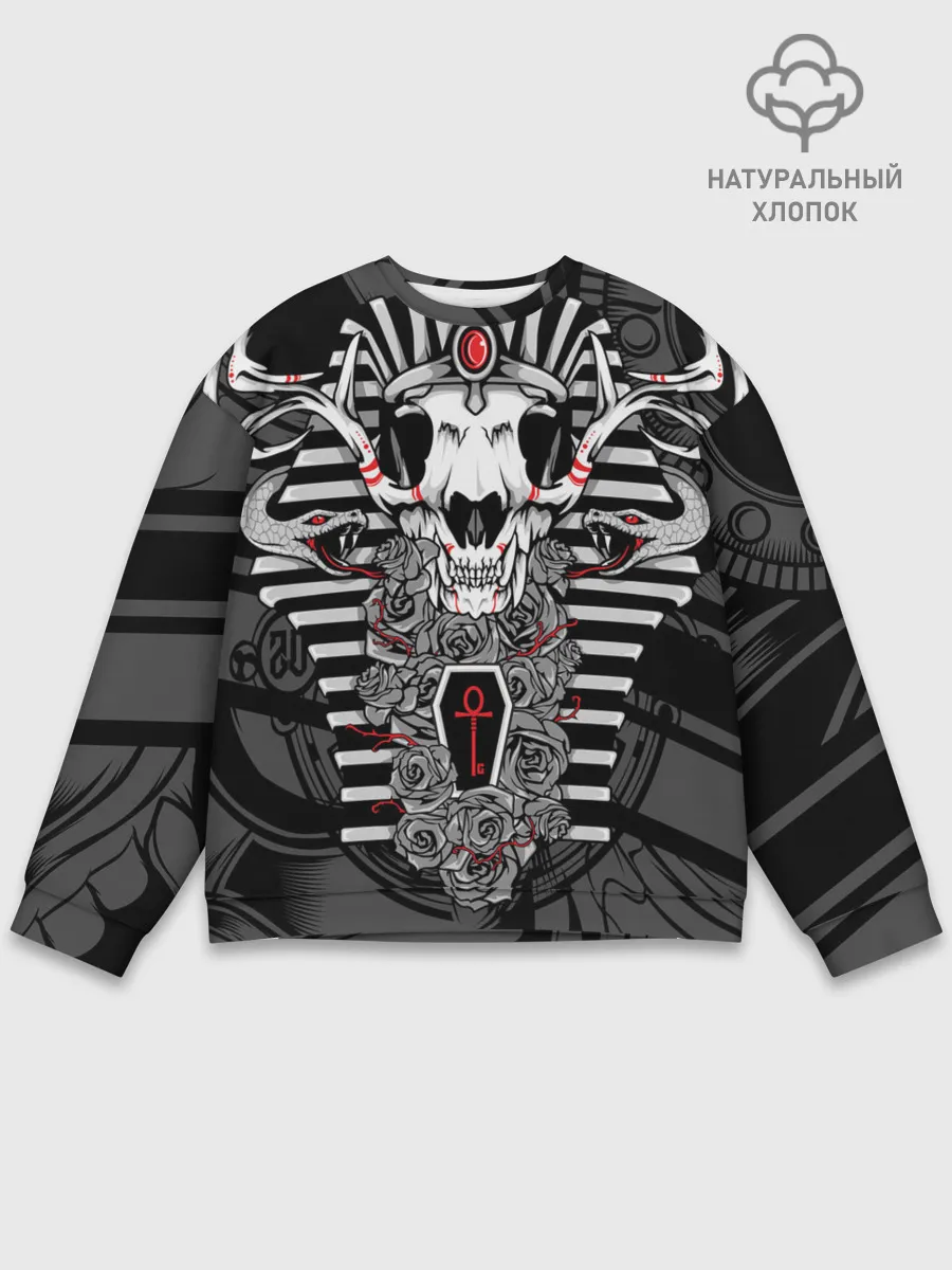 Мужской свитшот базовый / Anubis - dead god