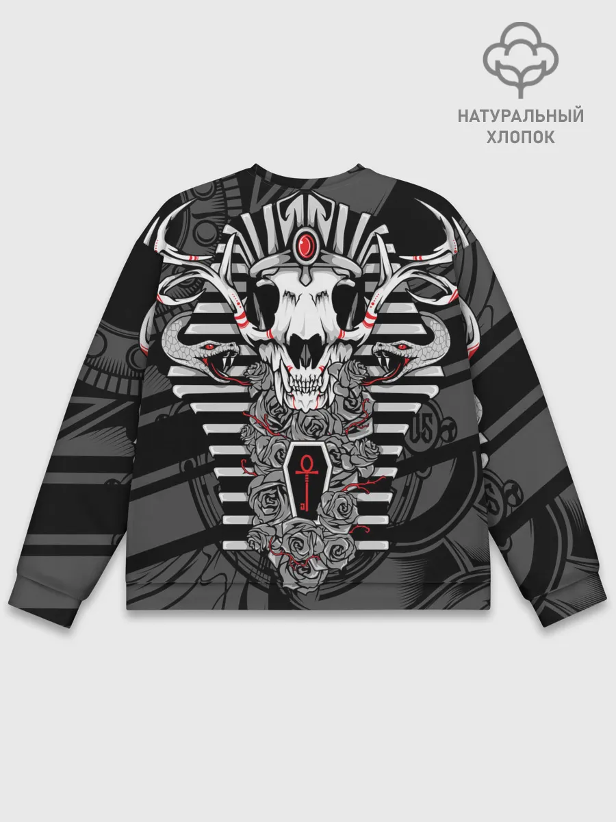 Мужской свитшот базовый / Anubis - dead god