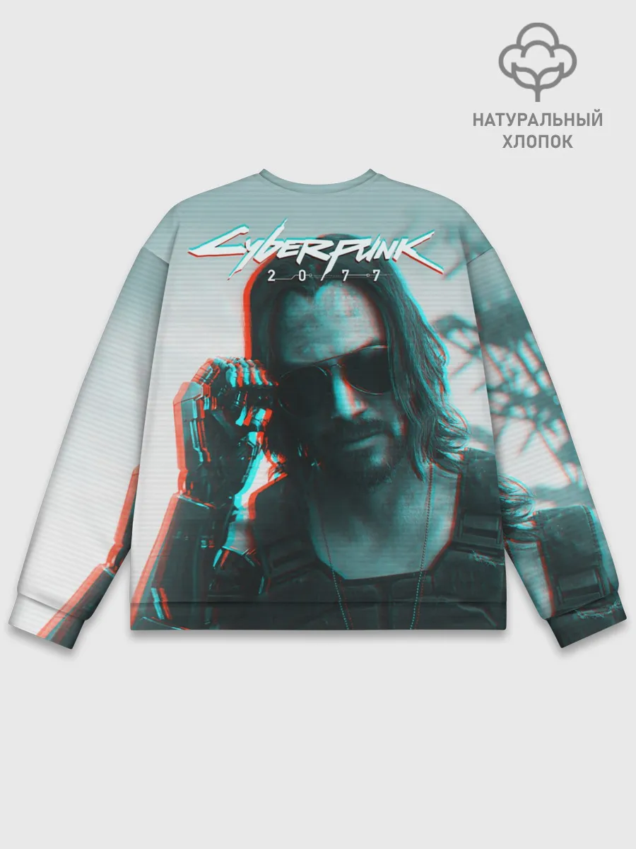 Мужской свитшот базовый / Cyberpunk 2077