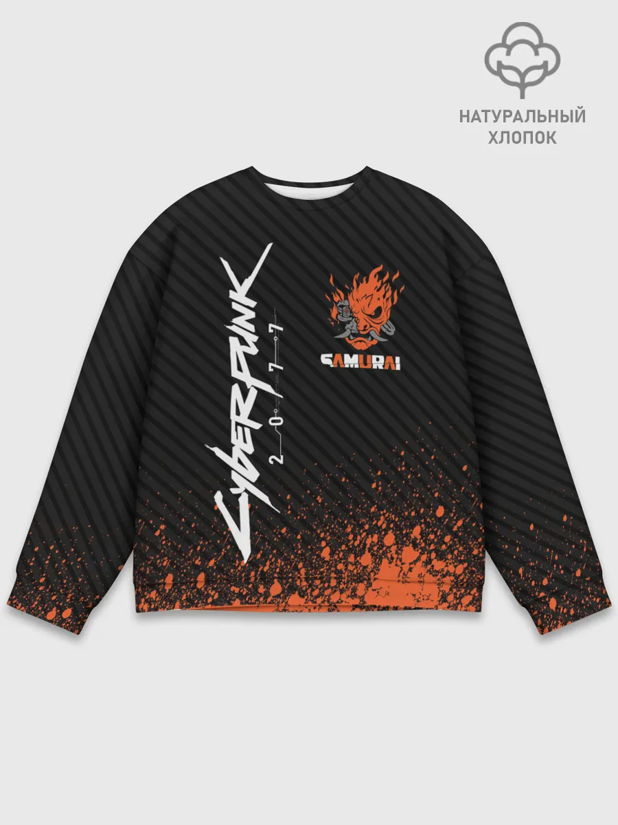 Мужской свитшот базовый / Cyberpunk 2077