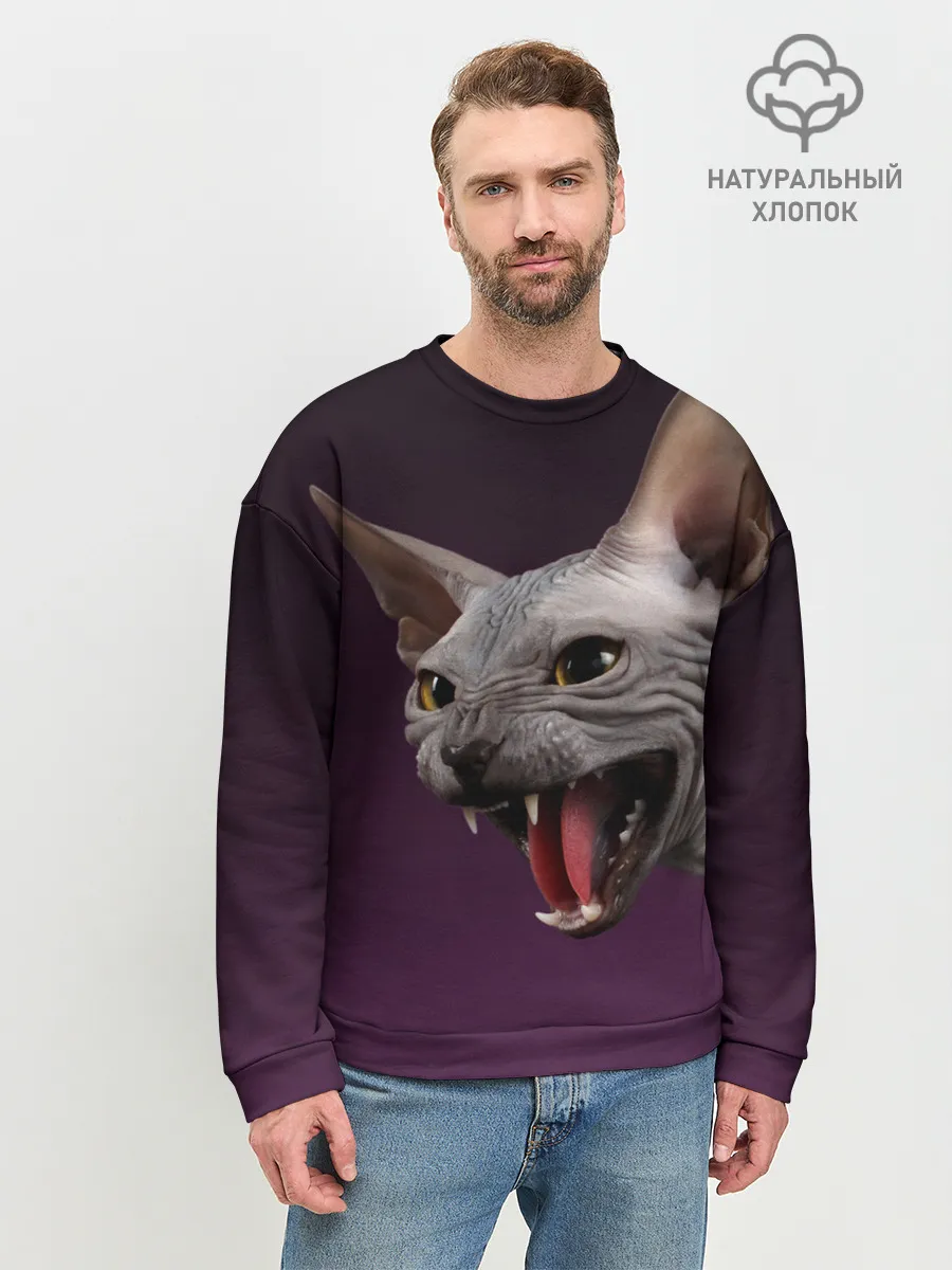 Мужской свитшот базовый / Сфинкс