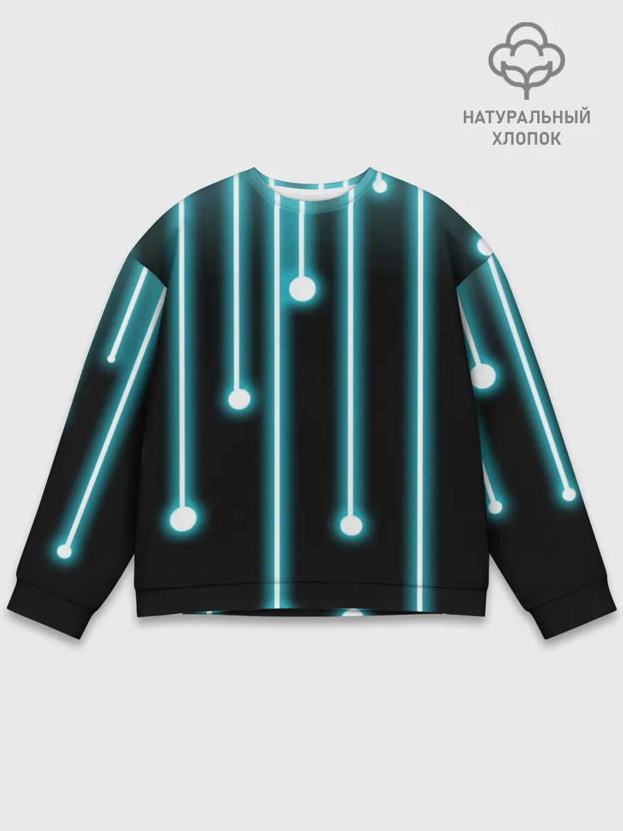 Мужской свитшот базовый / Неон